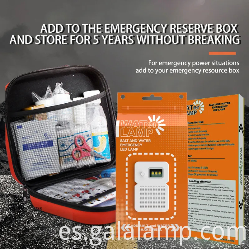 Luz LED versátil definitiva para aventuras para acampar de agua salada